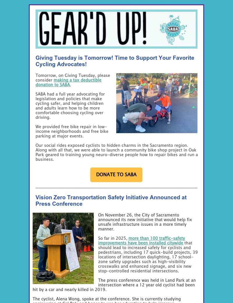 First page of November 30, 2025 Gear'd Up