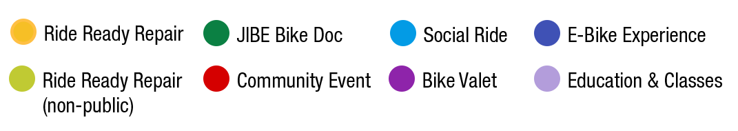 Legend for calendar categories.