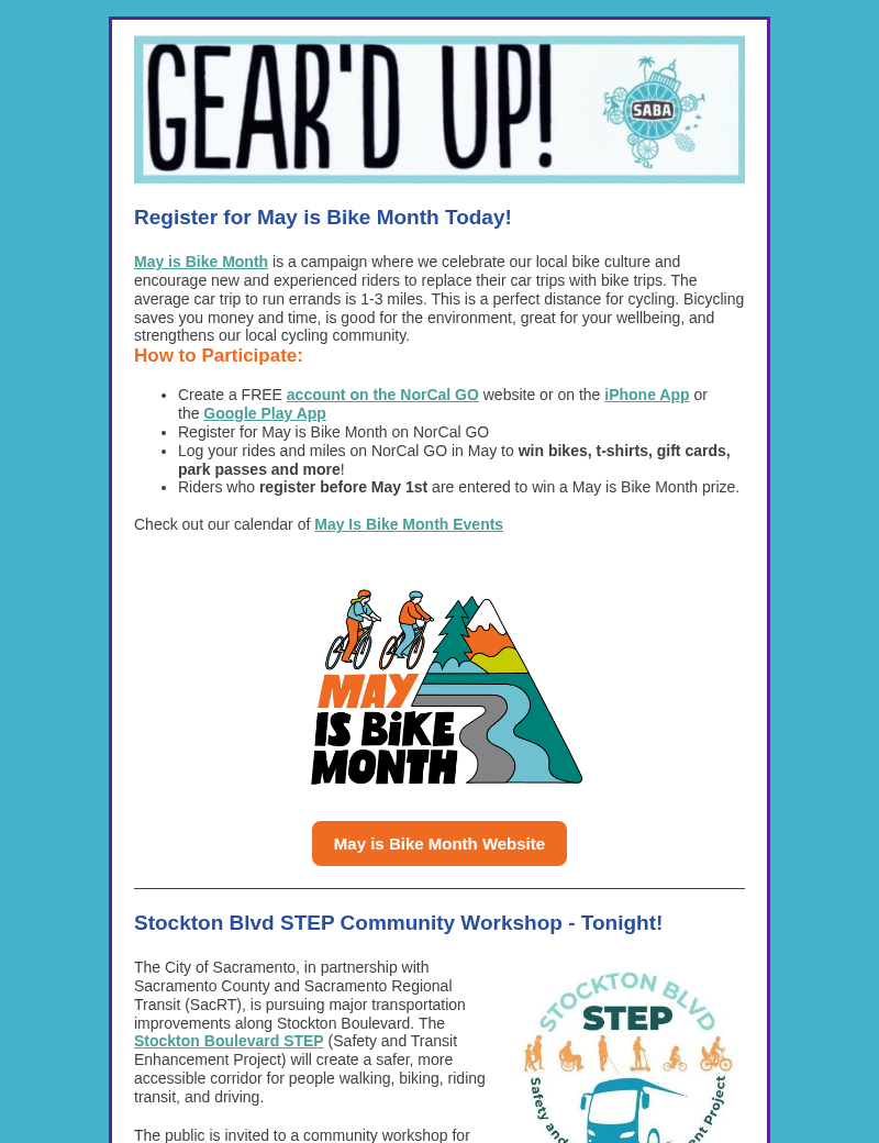 First page of Gear'd Up, April 15, 2026